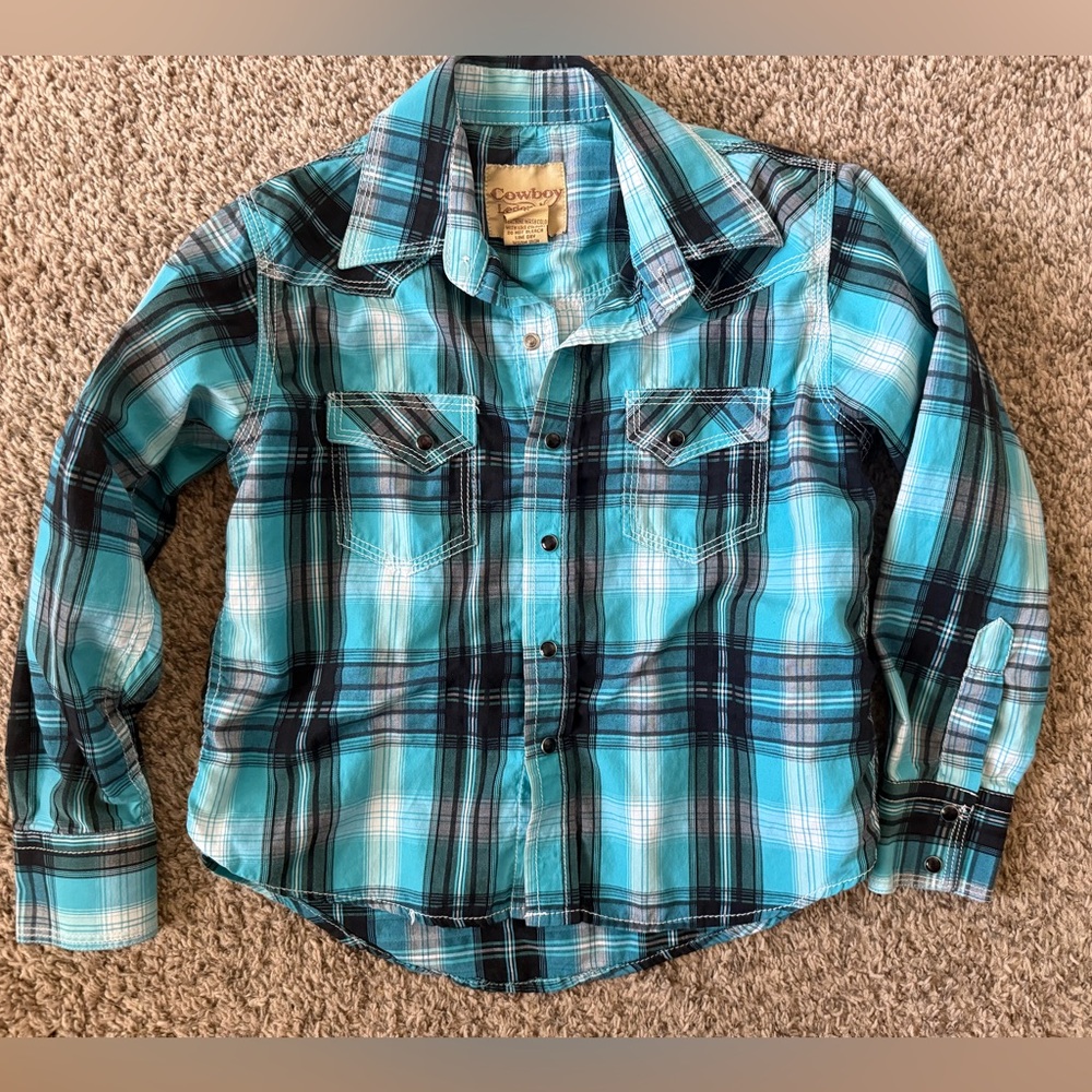 Boys Cowboy Legend button down shirt